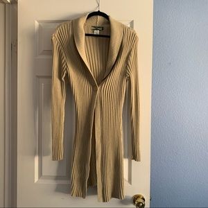 Tan Duster Sweater